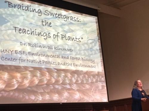 Dr. Robin Kimmerer Delivers “Teaching of Plants” Lecture to Humanities Center 