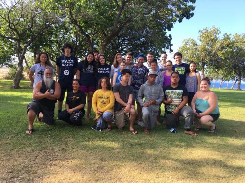 YIPAP Members Visit Pu‘ukohola Heaiu and Henry Opukaha‘ia’s Gravesite 